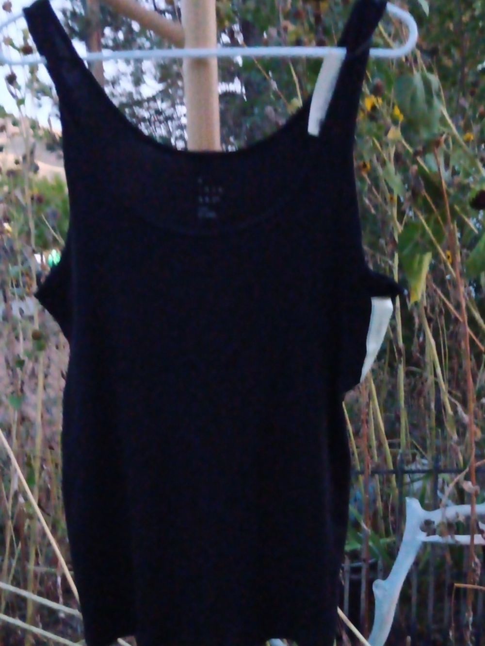 a new day Black Scoop Neck Sleeveless Tank Top